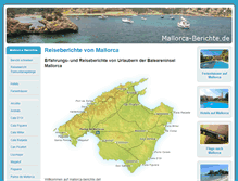 Tablet Screenshot of mallorca-berichte.de